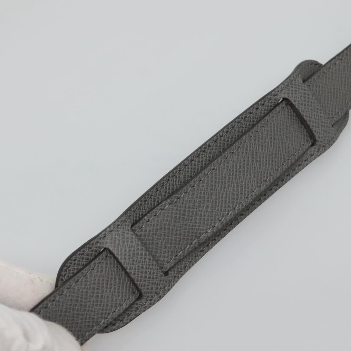 Louis Vuitton Adjustable Shoulder Strap Leather Gray Leather Straps Accessory (Pre-Owned)