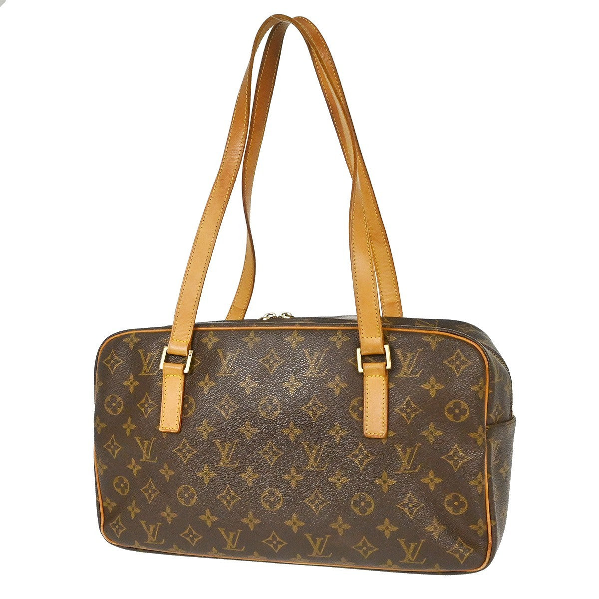 Louis Vuitton Cite Monogram Canvas Brown Canvas Shoulder Bag Bag (Pre-Owned)