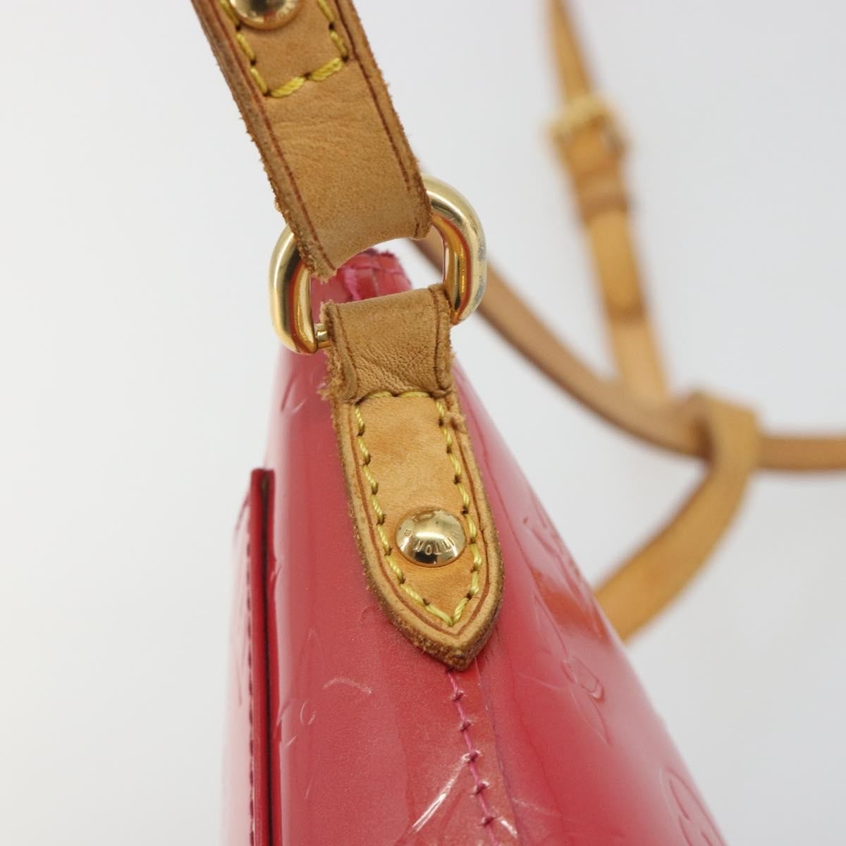 Louis Vuitton Minna Street Monogram Vernis Pink Patent_Leather Shoulder Bag Bag (Pre-Owned)