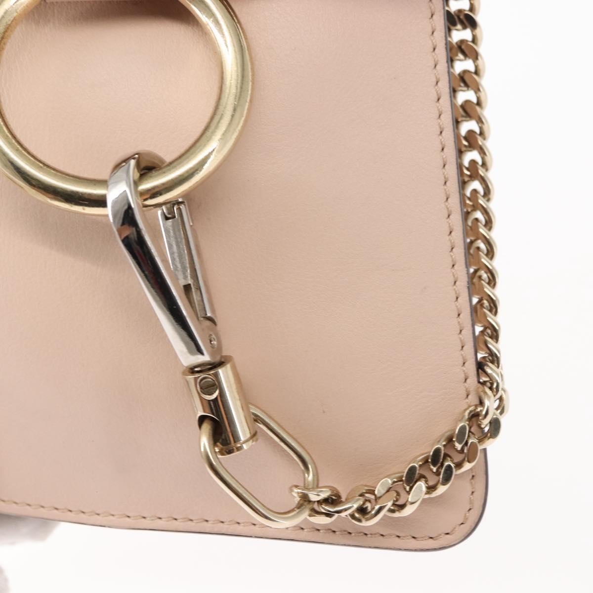 Chloe Faye Leather And Suede Pink Suede Bag (Pre-Owned)