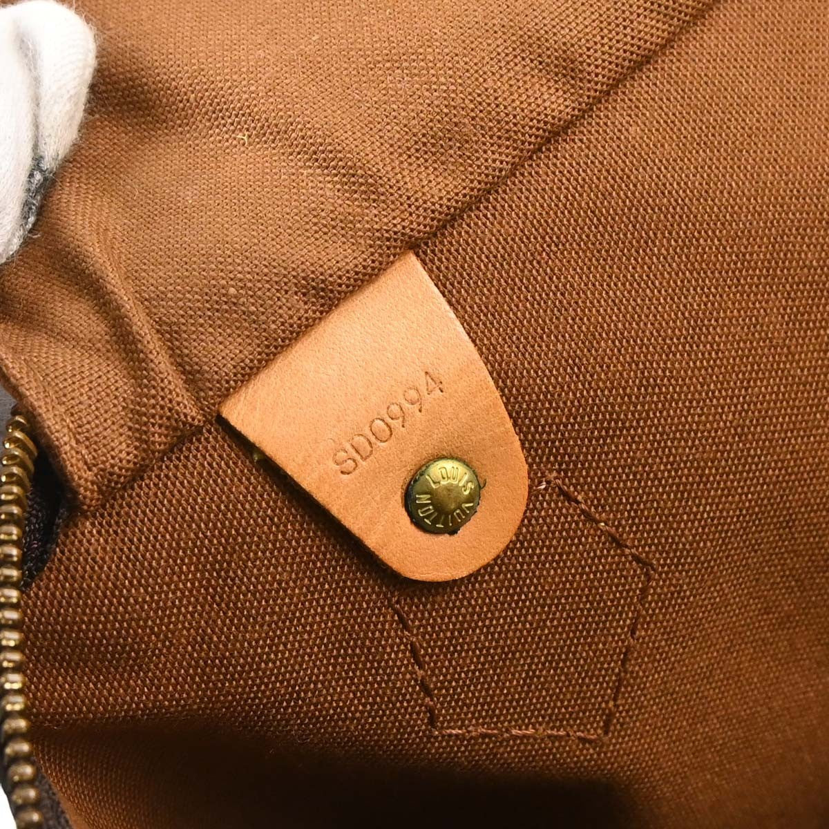 Louis Vuitton Speedy Monogram Brown Canvas Handbag (Pre-Owned)