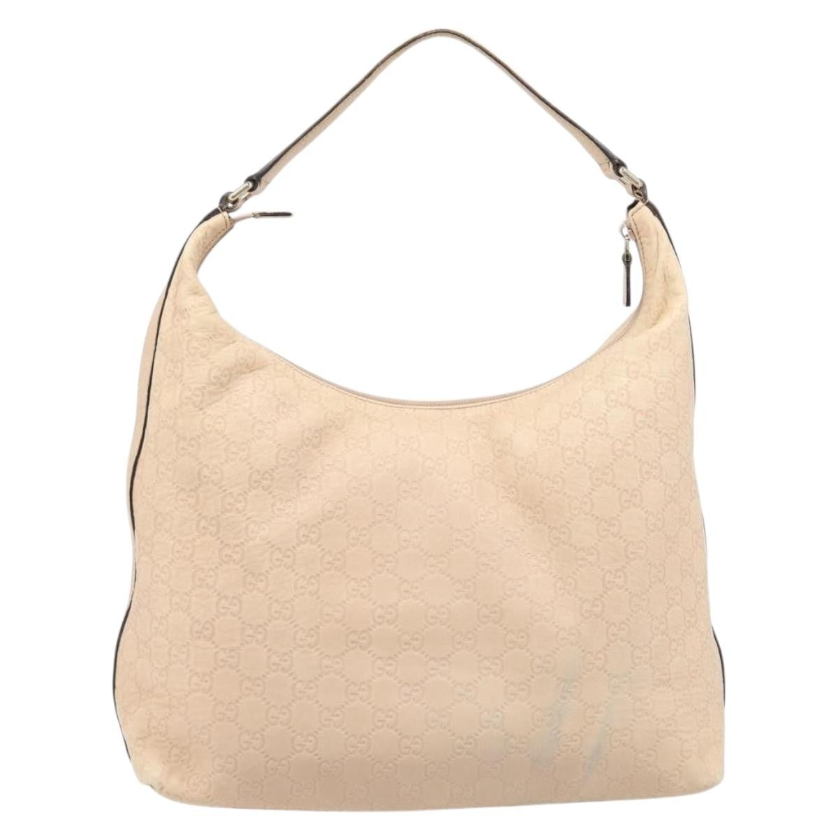 Gucci Miss Gg Hobo Guccissima Leather Pink Canvas Shoulder Bag Bag (Pre-Owned)