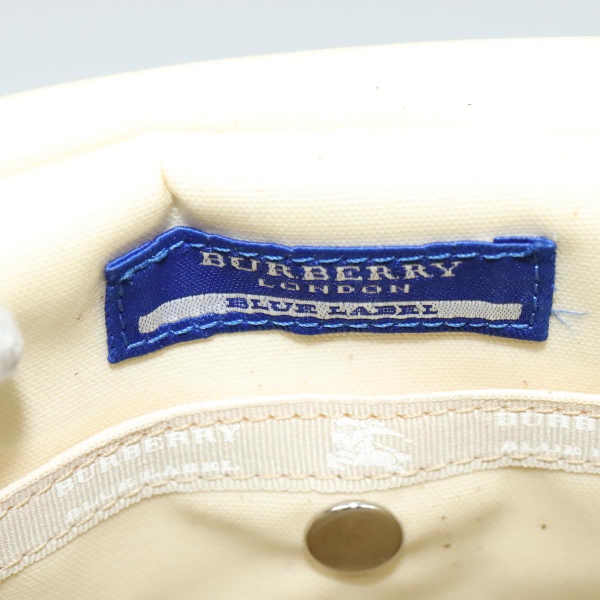 Burberry Blue Label Canvas Black Canvas Shoulder Bag Bag (Pre-Owned)