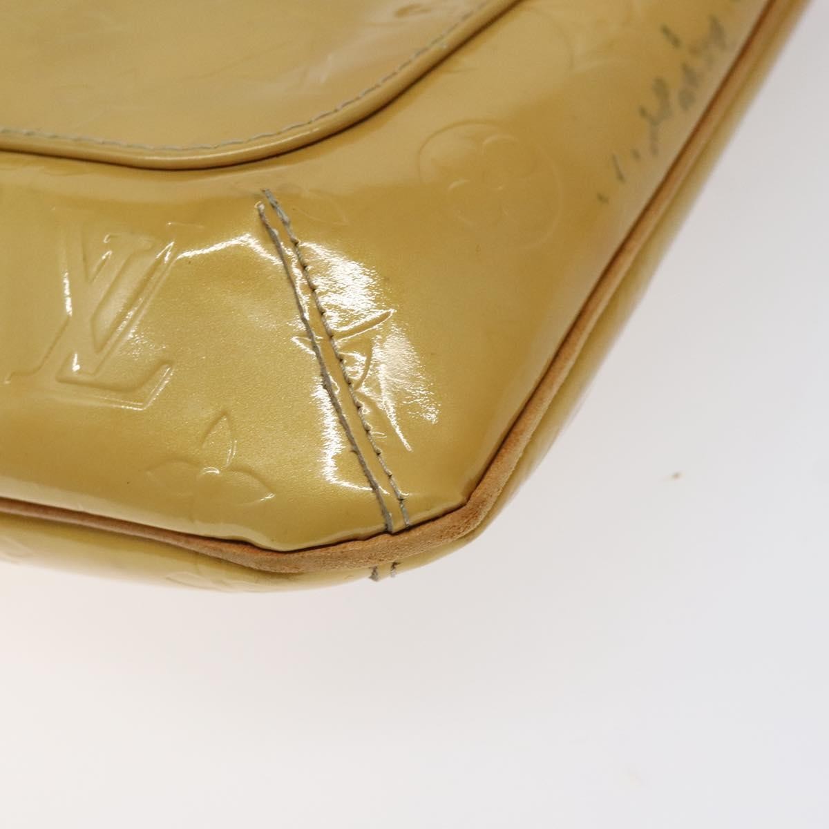 Louis Vuitton Thompson Street Monogram Vernis Beige Patent_Leather Shoulder Bag Bag (Pre-Owned)