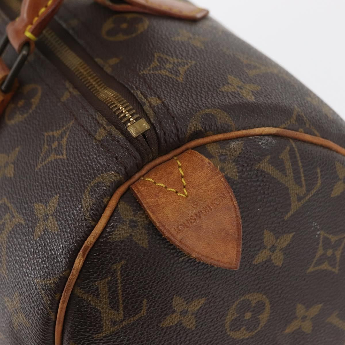 Louis Vuitton Speedy Monogram Canvas Brown Canvas Handbag (Pre-Owned)