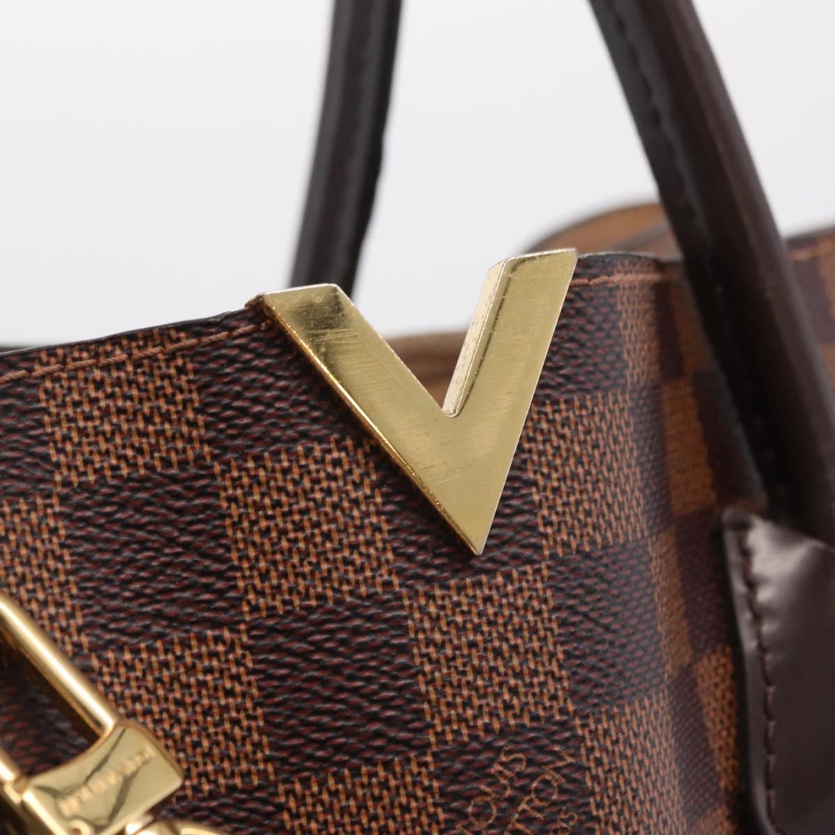 Louis Vuitton Kensington Damier Brown Canvas Handbag (Pre-Owned)