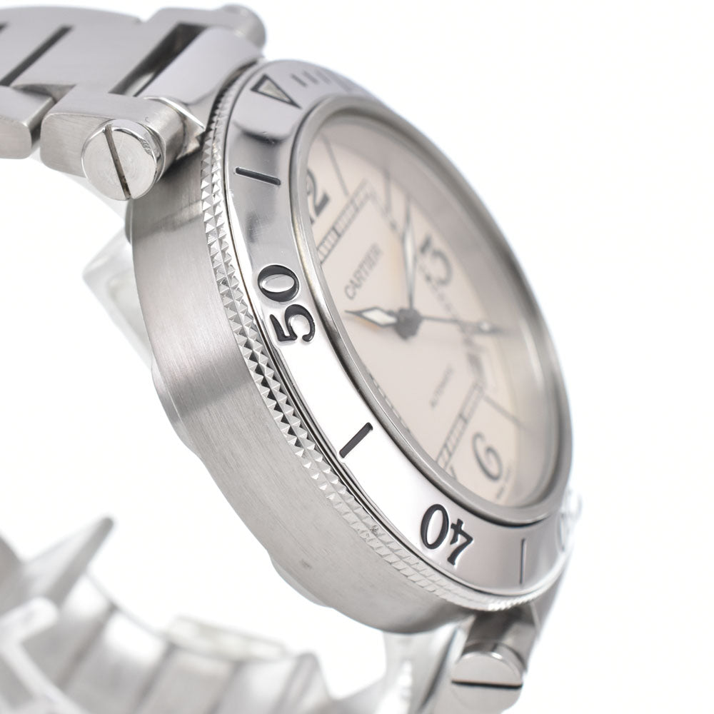 Cartier Pasha De Cartier Automatic Stainless Steel Watch (Pre-Owned)