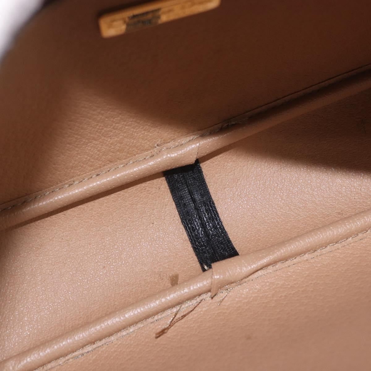 Christian Dior Vintage Trotter Diorissimo Canvas Black Canvas Shoulder Bag Bag (Pre-Owned)