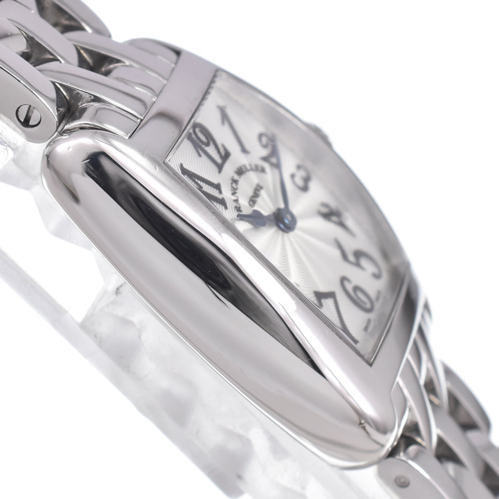 Franck Muller Cintree Curvex Quartz Stainless Steel Watch (Pre-Owned)