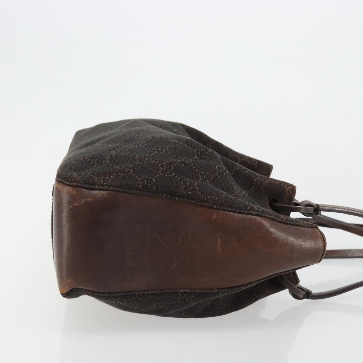 Gucci Vintage Jackie Gg Canvas Brown Canvas Backpack Bag (Pre-Owned)