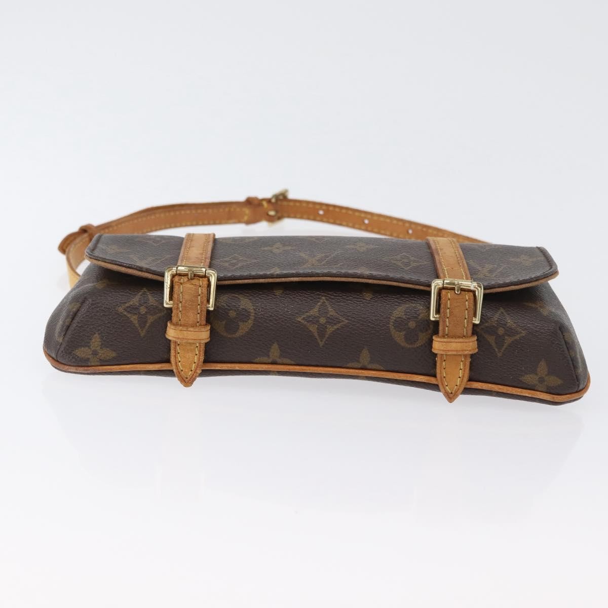 Louis Vuitton Marelle Waist Monogram Canvas Brown Canvas Handbag (Pre-Owned)
