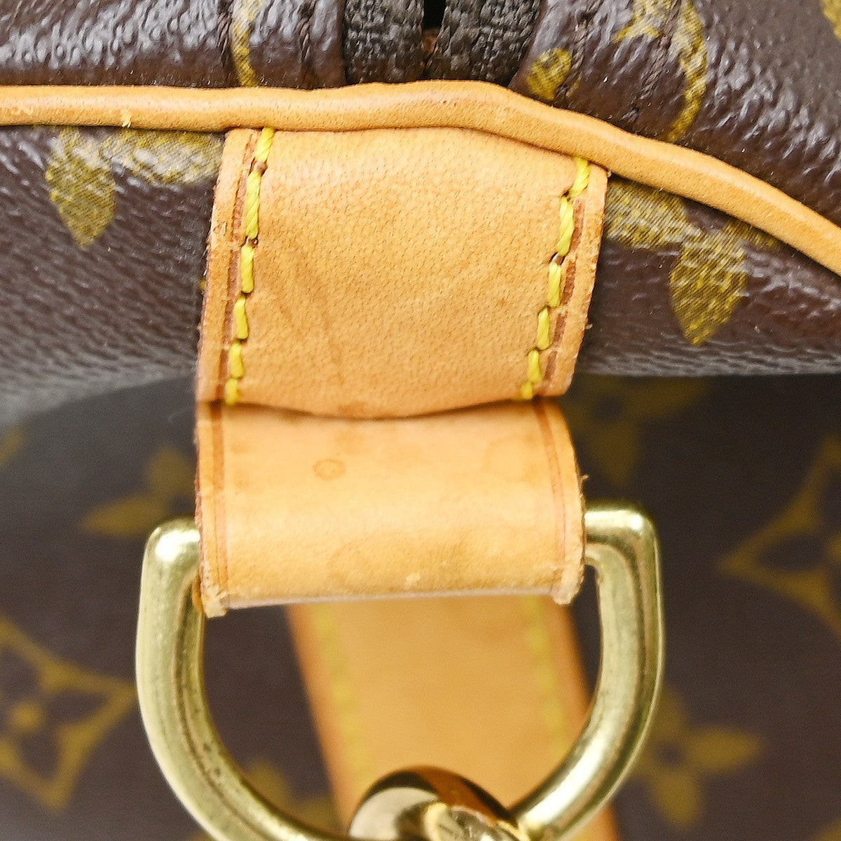 Louis Vuitton Keepall Bandouliere Monogram Canvas Brown Canvas Travel Bag Bag (Pre-Owned)