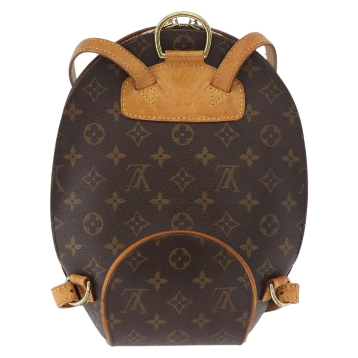 Louis Vuitton Ellipse Monogram Canvas Brown Canvas Backpack Bag (Pre-Owned)