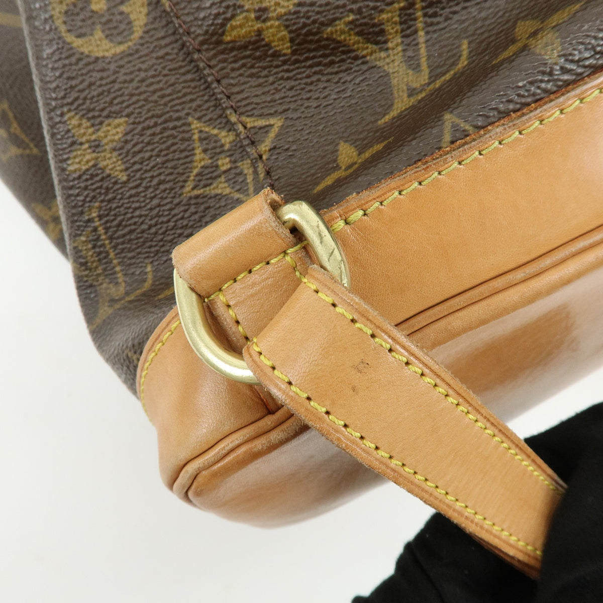 Louis Vuitton Vintage Montsouris Monogram Canvas Brown Canvas Backpack Bag (Pre-Owned)