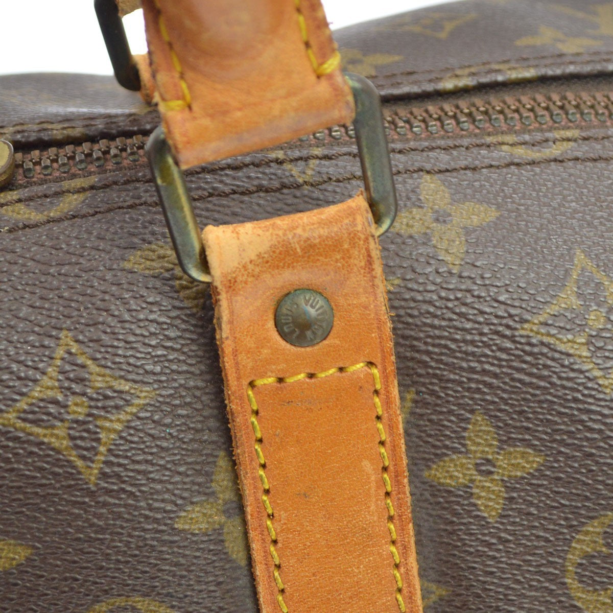 Louis Vuitton Keepall Monogram Multicolor Brown Canvas Travel Bag Bag (Pre-Owned)