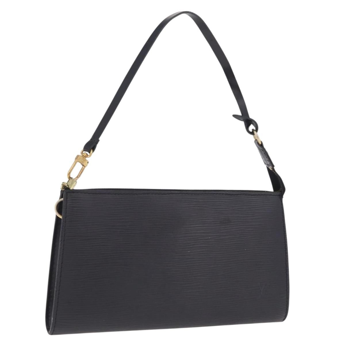Louis Vuitton Pochette Accessoires Epi Leather Black Leather Clutche & Pouche Bag (Pre-Owned)