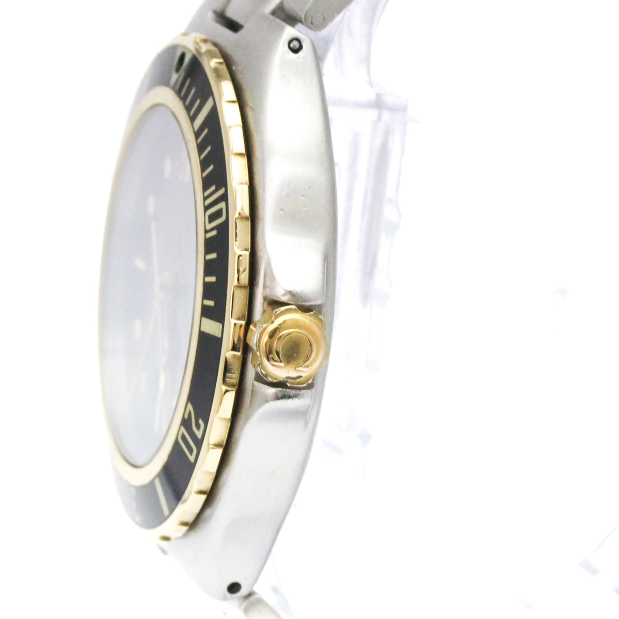 Omega Seamaster Professional 200 Pre Bond Chronometer Quartz Stainless Steel And Yellow Gold (18K) Watch (Pre-Owned)