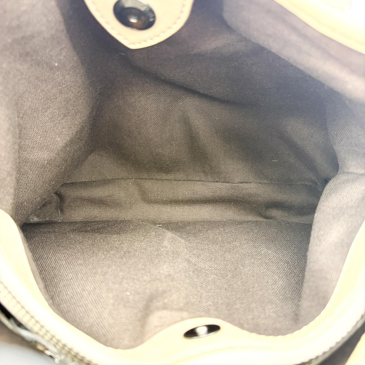 Burberry Manor Quilted Leather Black Canvas Handbag (Pre-Owned)