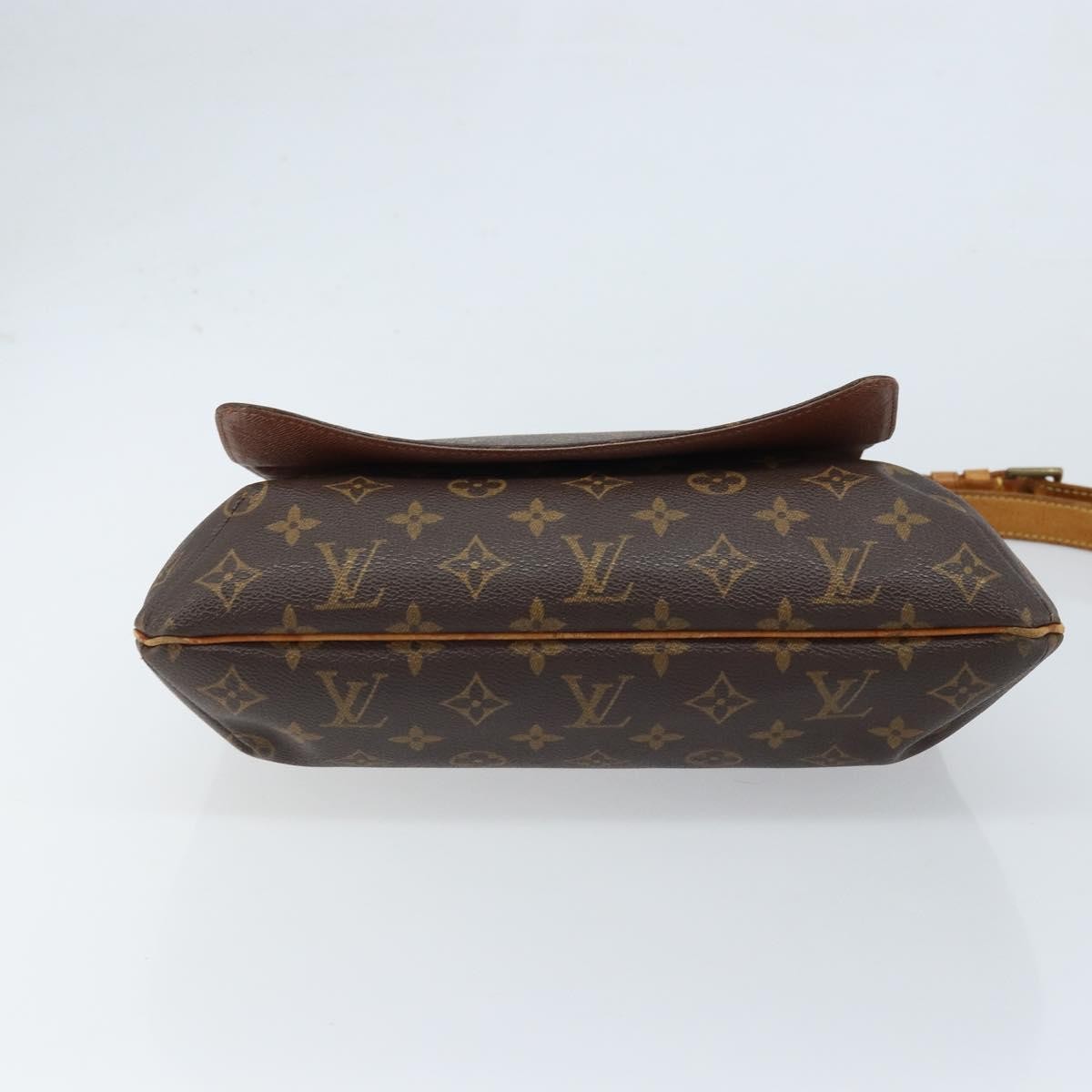 Louis Vuitton Musette Monogram Canvas Brown Canvas Shoulder Bag Bag (Pre-Owned)