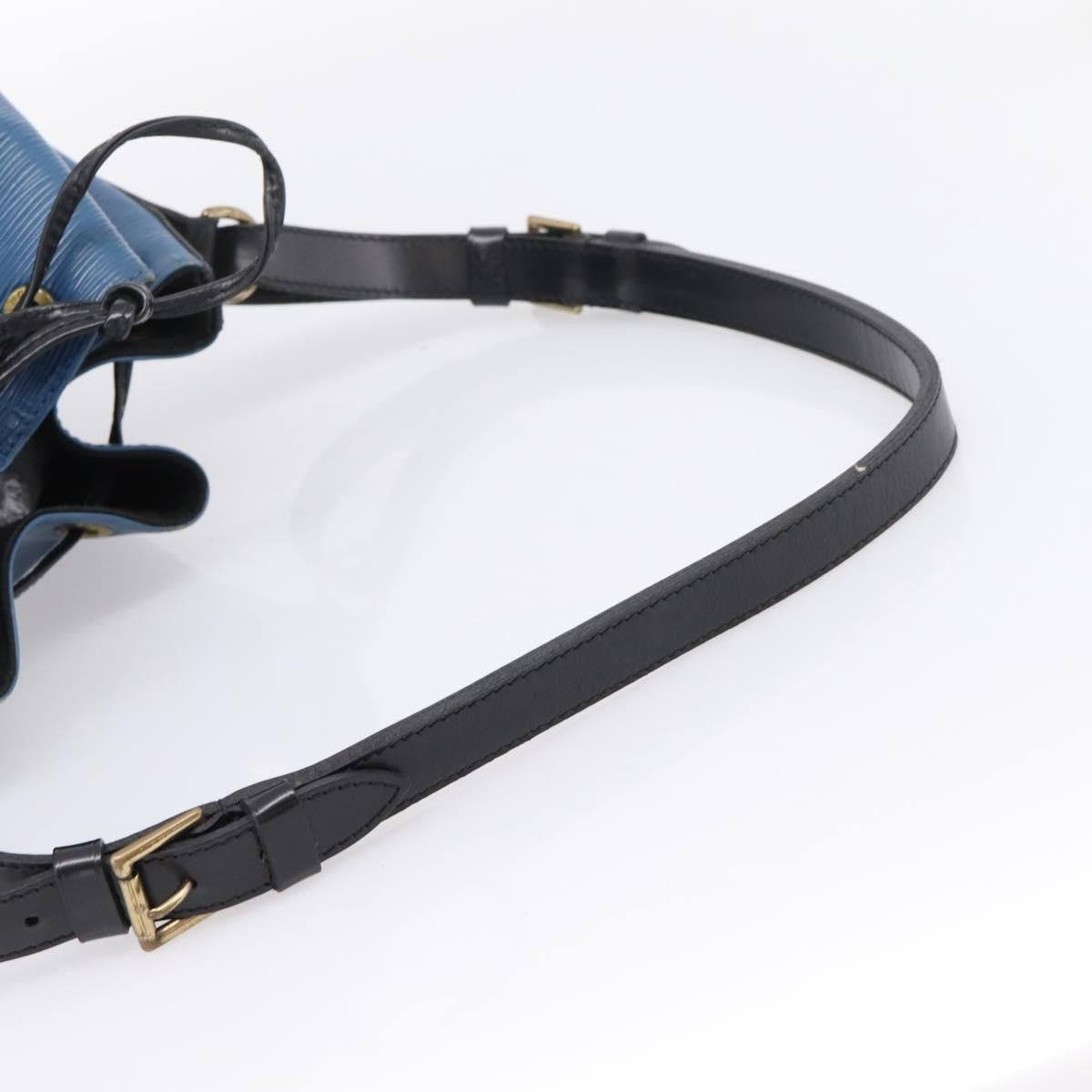Louis Vuitton Bicolor Petit Noe Epi Leather Blue Leather Shoulder Bag Bag (Pre-Owned)