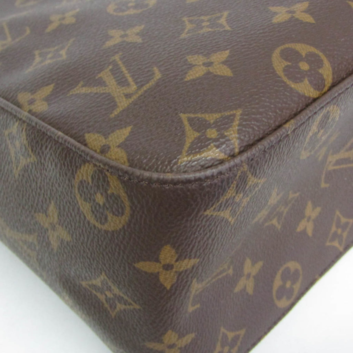 Louis Vuitton Looping Monogram Canvas Brown Canvas Handbag (Pre-Owned)