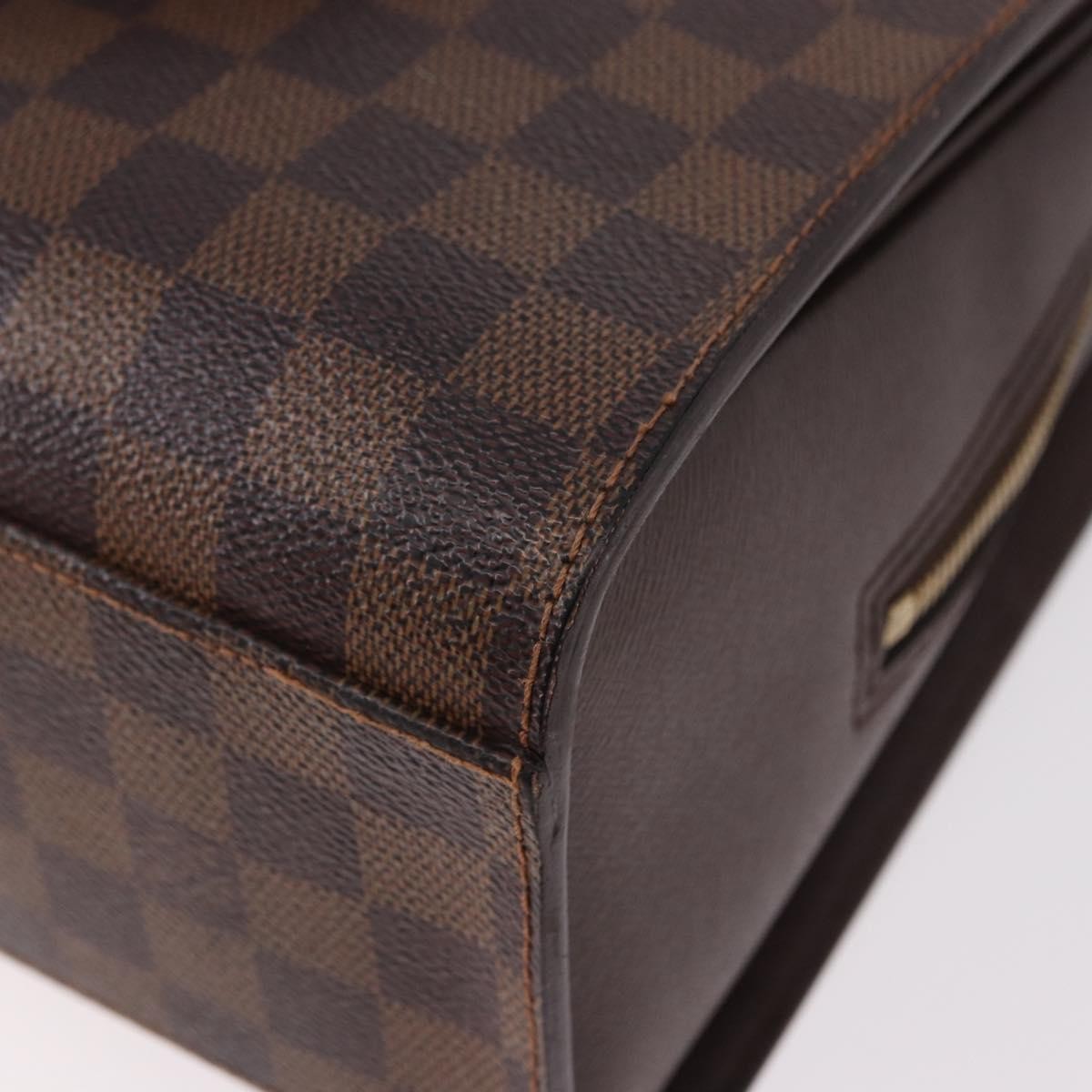 Louis Vuitton Triana Damier Brown Canvas Handbag (Pre-Owned)