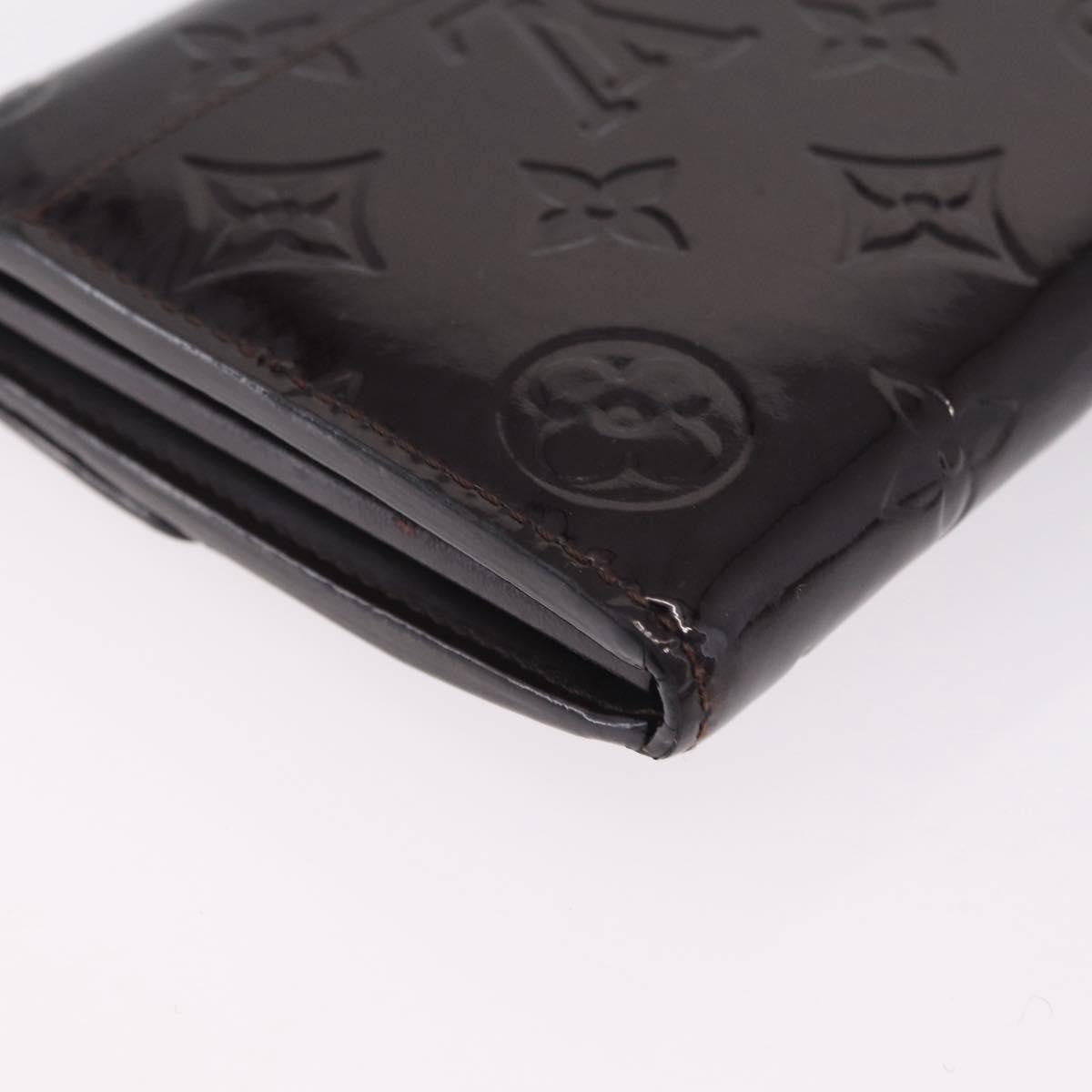 Louis Vuitton Sarah Wallet Nm Monogram Vernis Burgundy Patent_Leather Wallets Accessory (Pre-Owned)