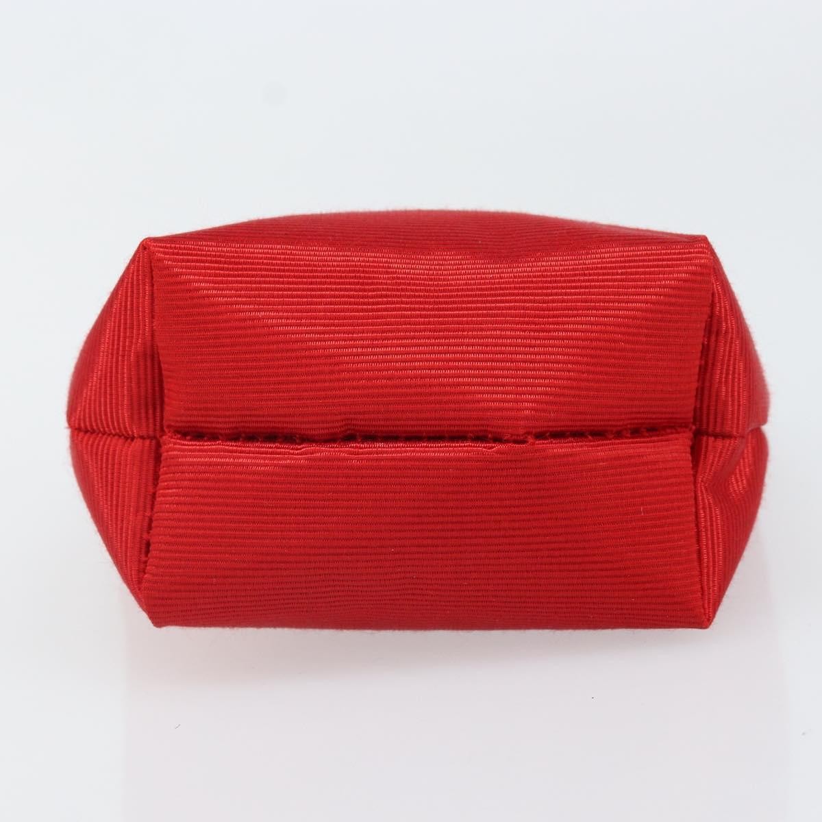 Celine Circle Logo Nylon Red Nylon Clutche & Pouche Bag (Pre-Owned)