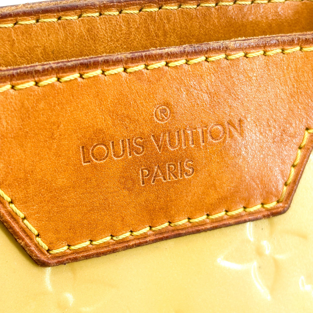 Louis Vuitton Brea Monogram Vernis Brown Patent_Leather Handbag (Pre-Owned)