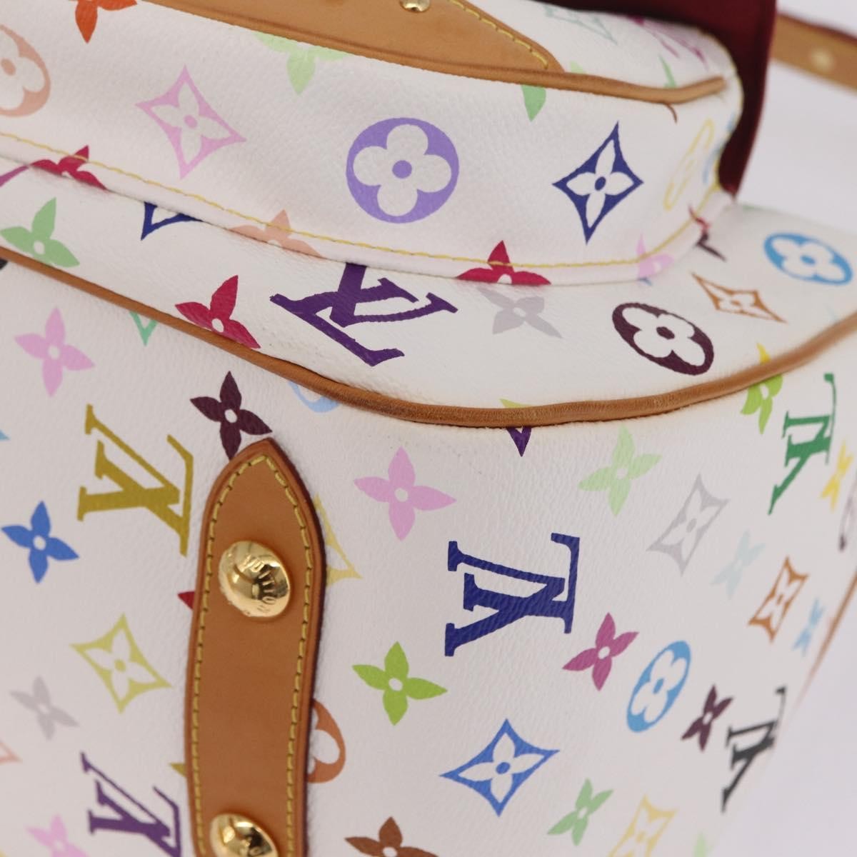 Louis Vuitton Rita Monogram Multicolor White Canvas Handbag (Pre-Owned)