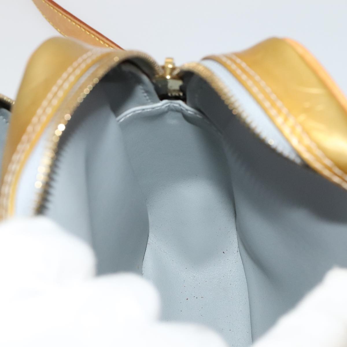 Louis Vuitton Wooster Monogram Vernis Yellow Patent_Leather Bag (Pre-Owned)