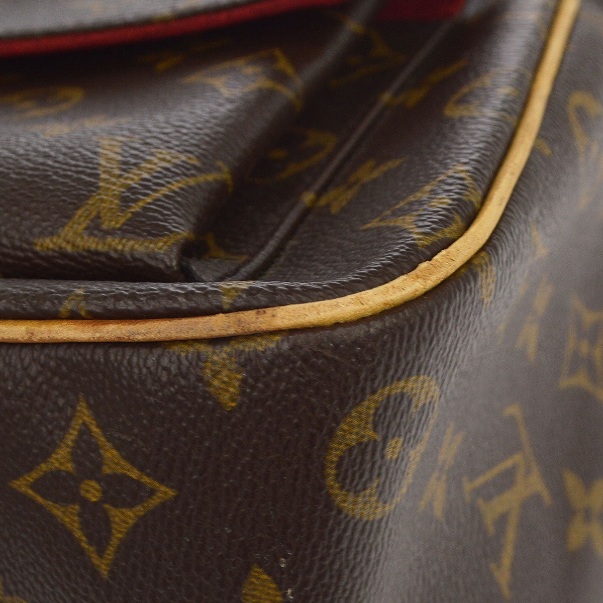 Louis Vuitton Excentri-Cite Monogram Canvas Brown Canvas Handbag (Pre-Owned)