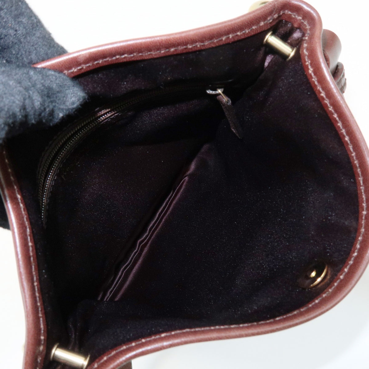 Saint Laurent Kahara Cassandra Canvas Brown Canvas Shoulder Bag Bag (Pre-Owned)