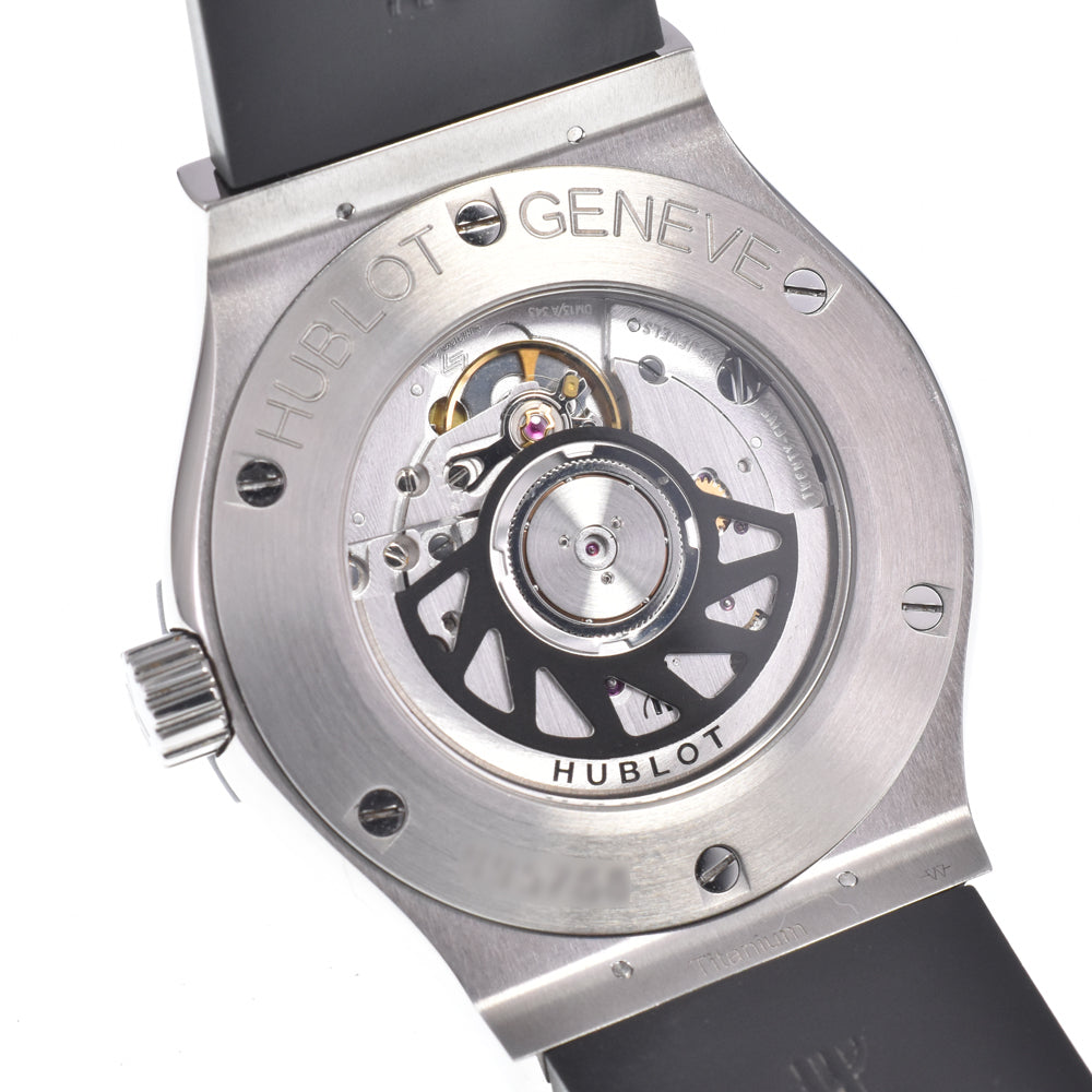 Hublot Classic Fusion Black Magic Automatic Ceramic And Rubber Watch (Pre-Owned)