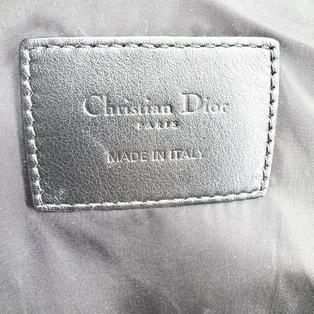 Christian Dior Travel Oblique Canvas Beige Canvas Backpack Bag (Pre-Owned)