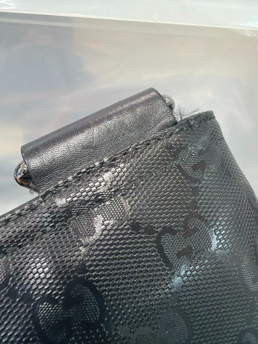 Gucci Crossbody Gg Imprime Black Canvas Crossbody Bag Bag (Pre-Owned)