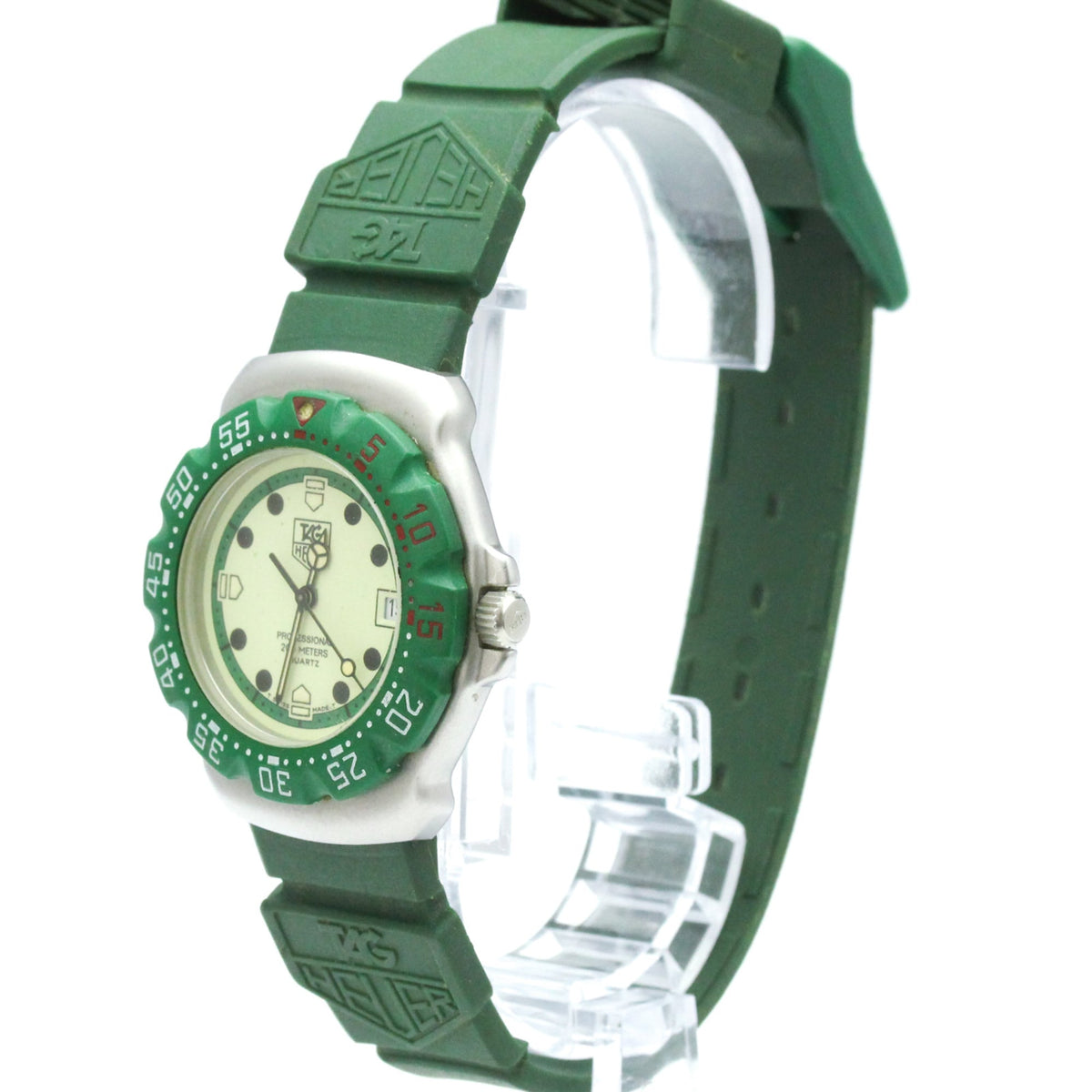 Tag Heuer Formula 1 Lady Stainless Steel And Rubber Watch (Pre-Owned)