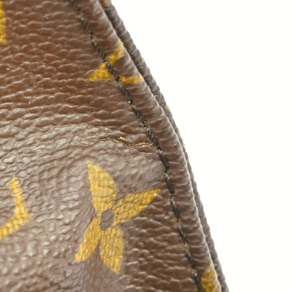 Louis Vuitton Cartouchiere Monogram Canvas Brown Canvas Handbag (Pre-Owned)