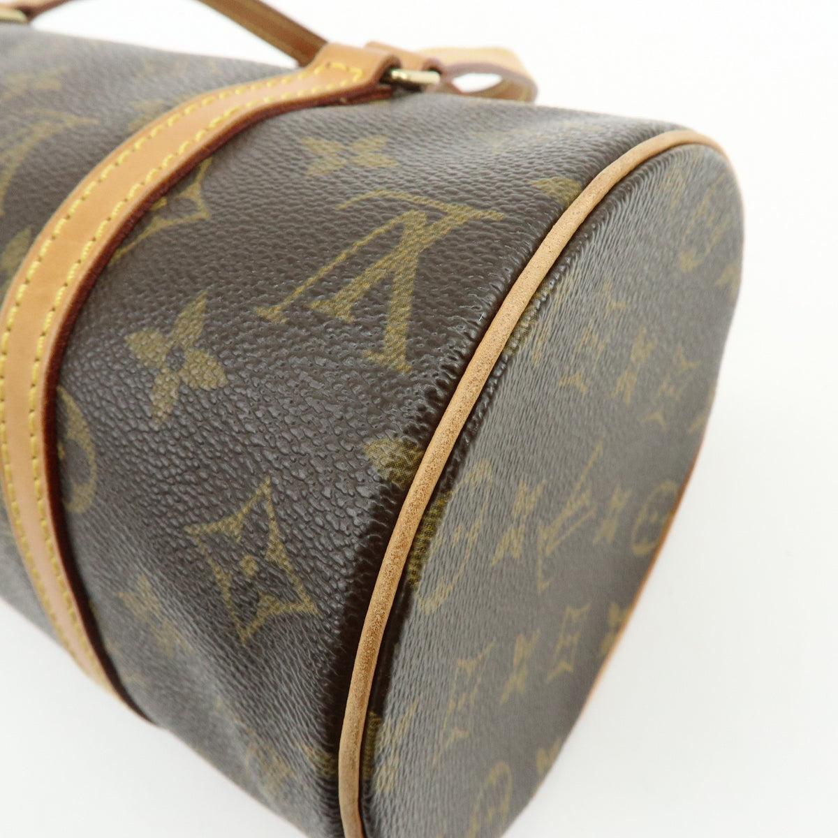 Louis Vuitton Papillon Monogram Canvas Brown Canvas Handbag (Pre-Owned)