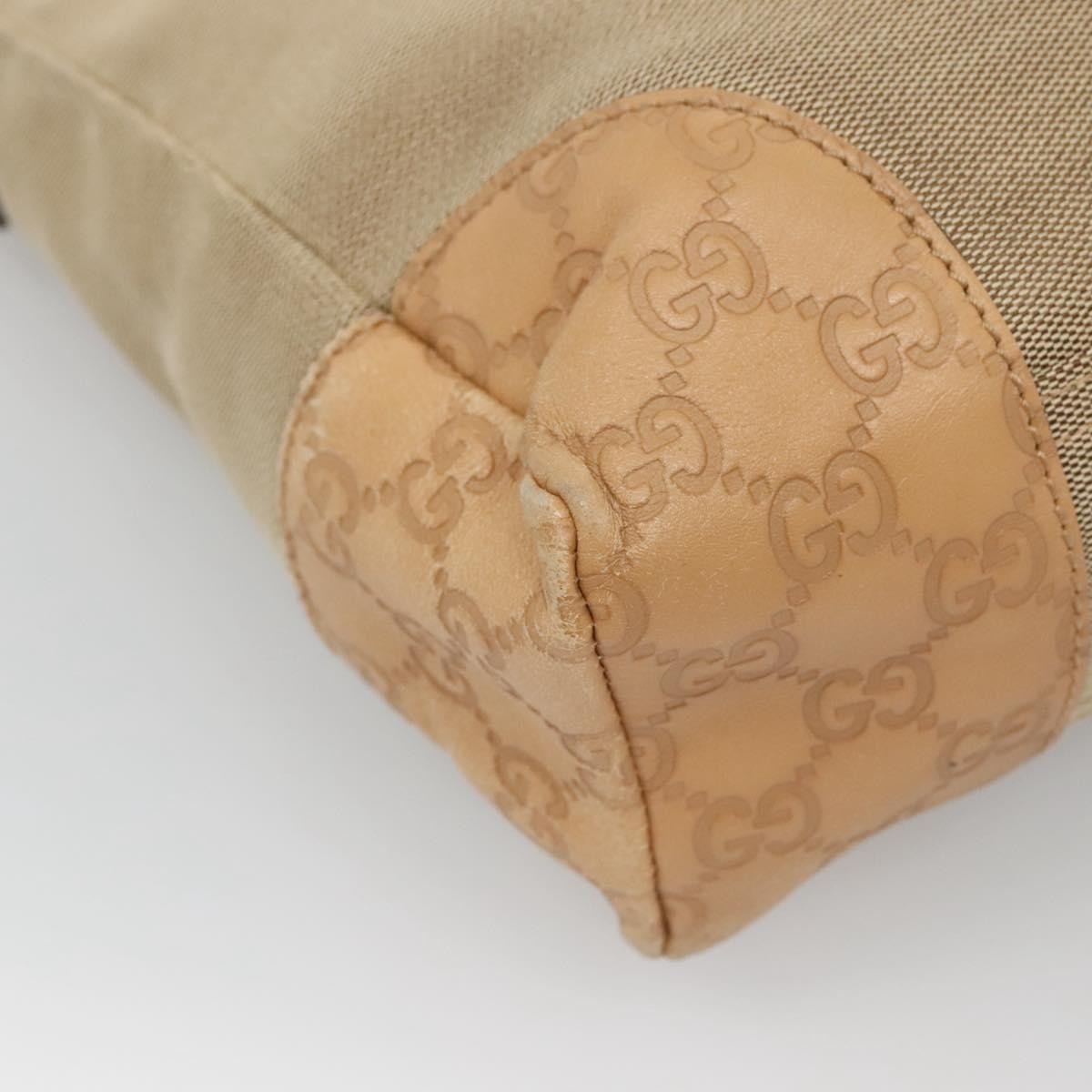 Gucci Original Messenger Gg Canvas Beige Canvas Shoulder Bag Bag (Pre-Owned)