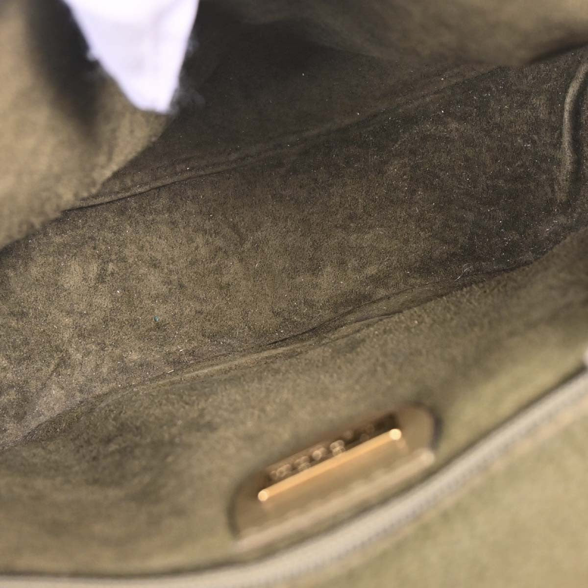 Gucci Vintage Leather Green Leather Handbag (Pre-Owned)