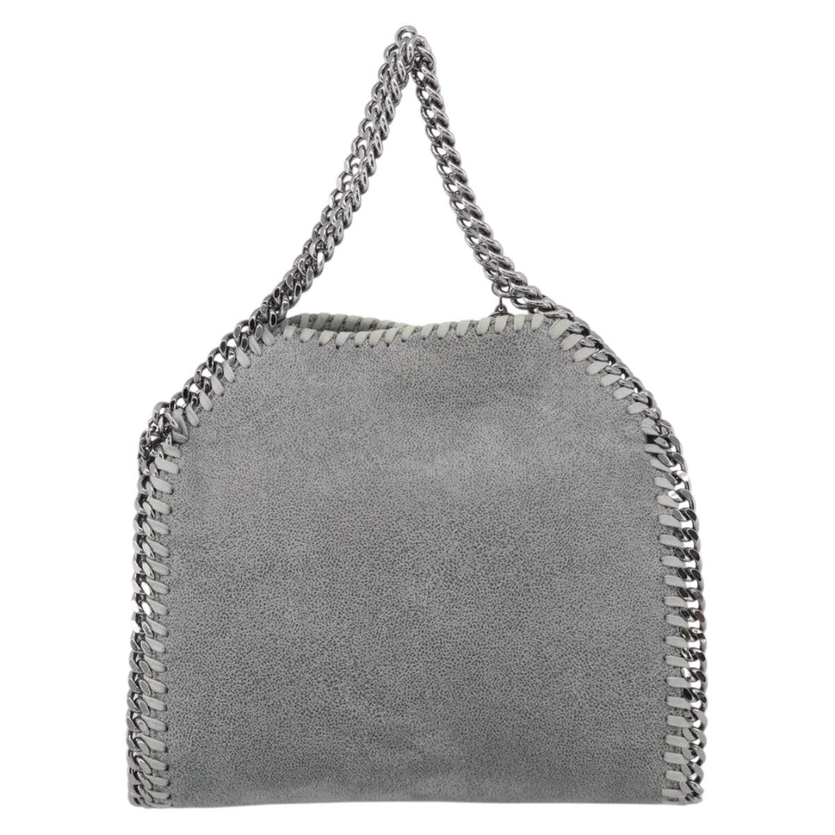 Stella Mccartney Falabella Tote Suede Gray Suede Crossbody Bag Bag (Pre-Owned)