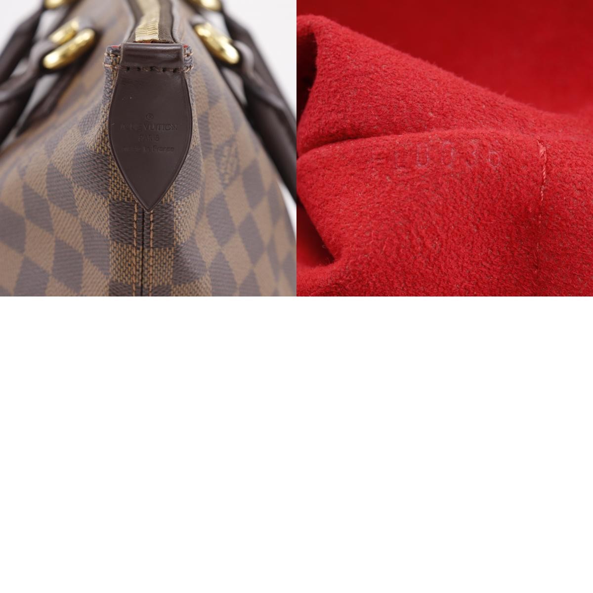 Louis Vuitton Saleya Damier Brown Canvas Handbag (Pre-Owned)