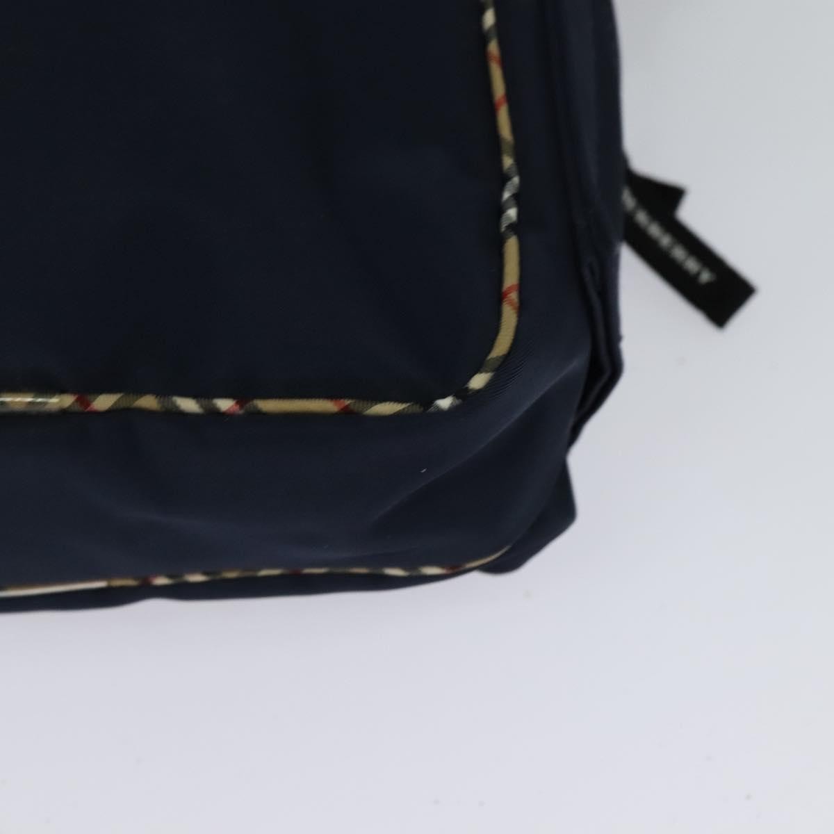 Burberry Vintage Nylon Navy Nylon Shoulder Bag Bag (Pre-Owned)