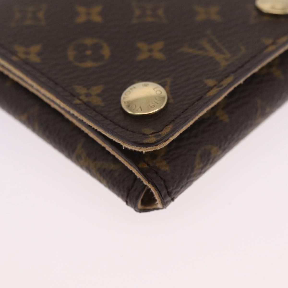 Louis Vuitton Folding Jewelry Case Monogram Canvas Brown Canvas Toiletry Case Accessory (Pre-Owned)
