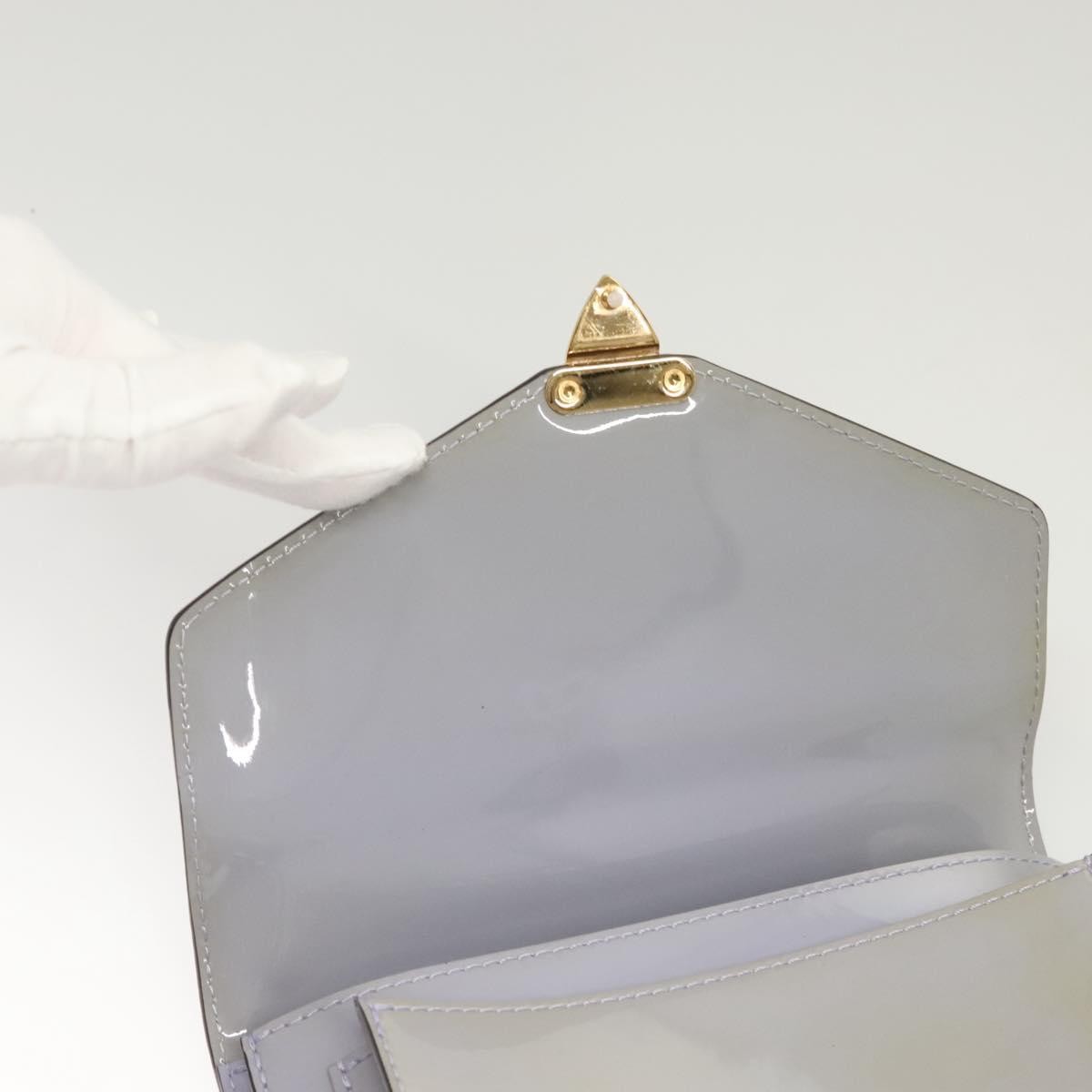 Louis Vuitton Monceau Vernis Purple Patent_Leather Handbag (Pre-Owned)
