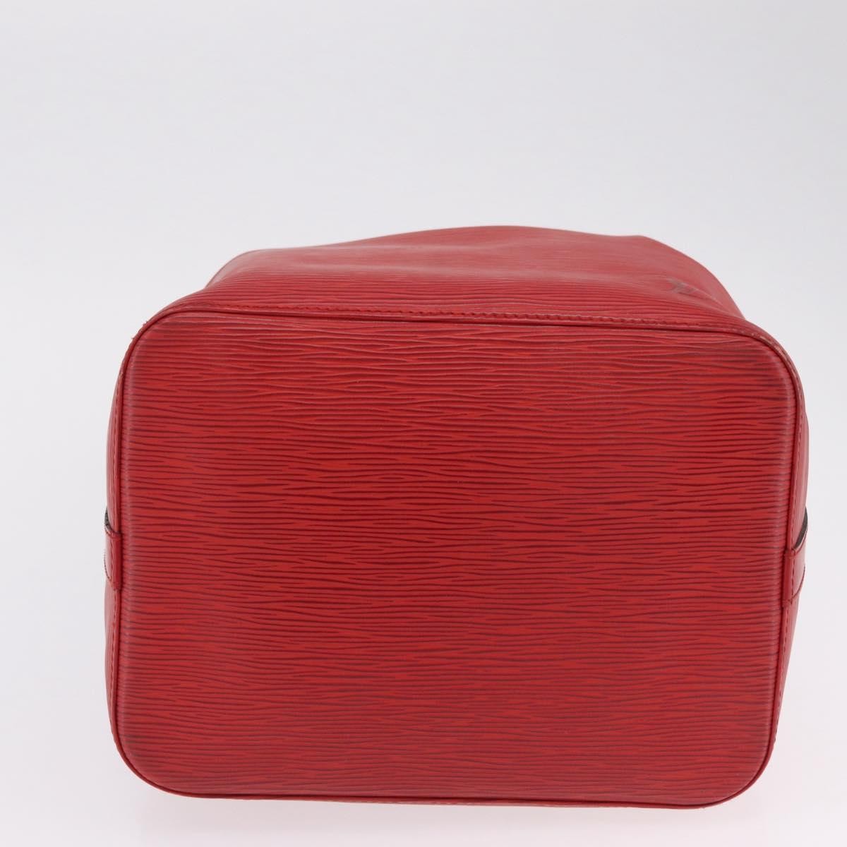 Louis Vuitton Petit Noe Nm Epi Leather Red Leather Handbag (Pre-Owned)