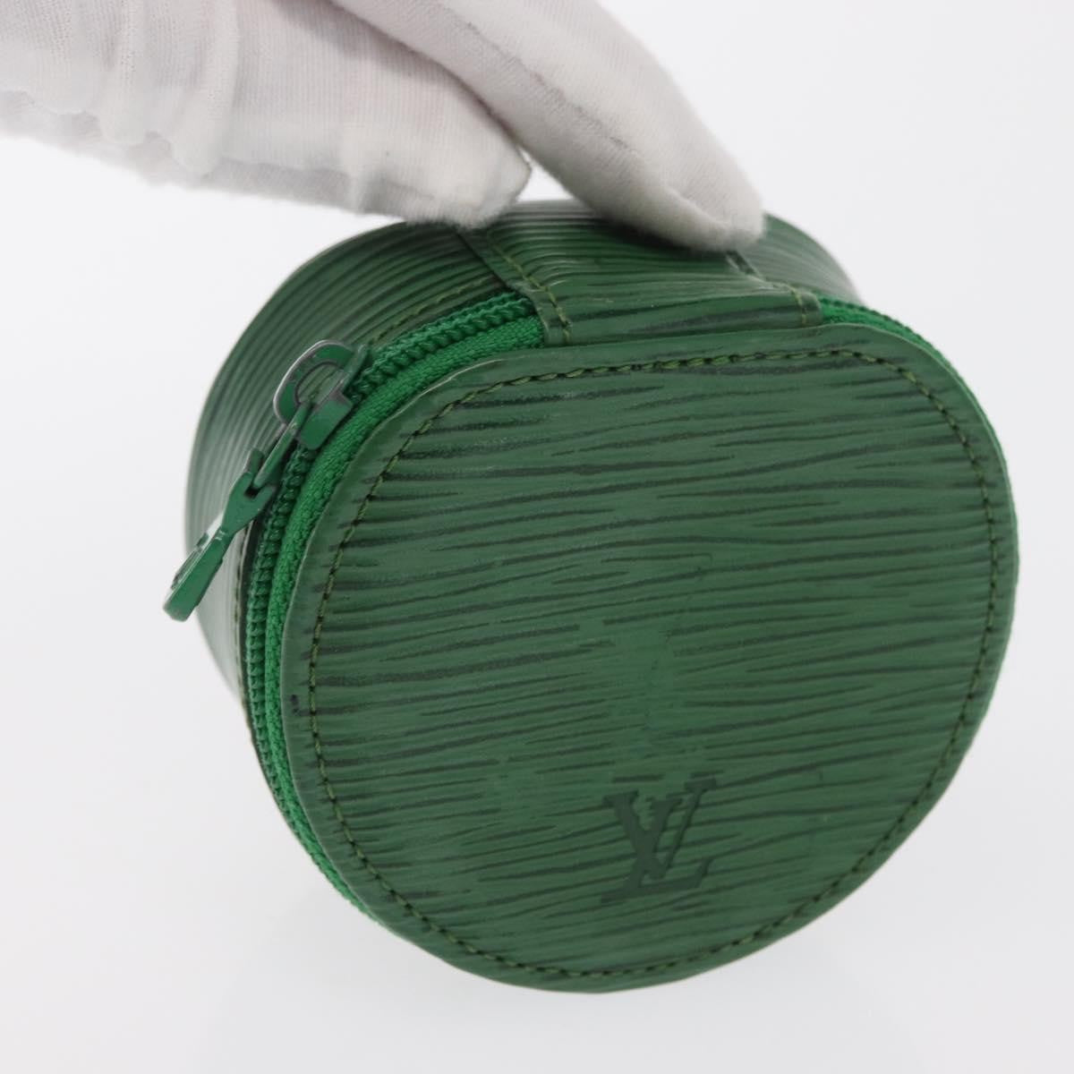 Louis Vuitton Ecrin Bijoux Epi Leather Green Leather Jewelry Set Jewelry (Pre-Owned)