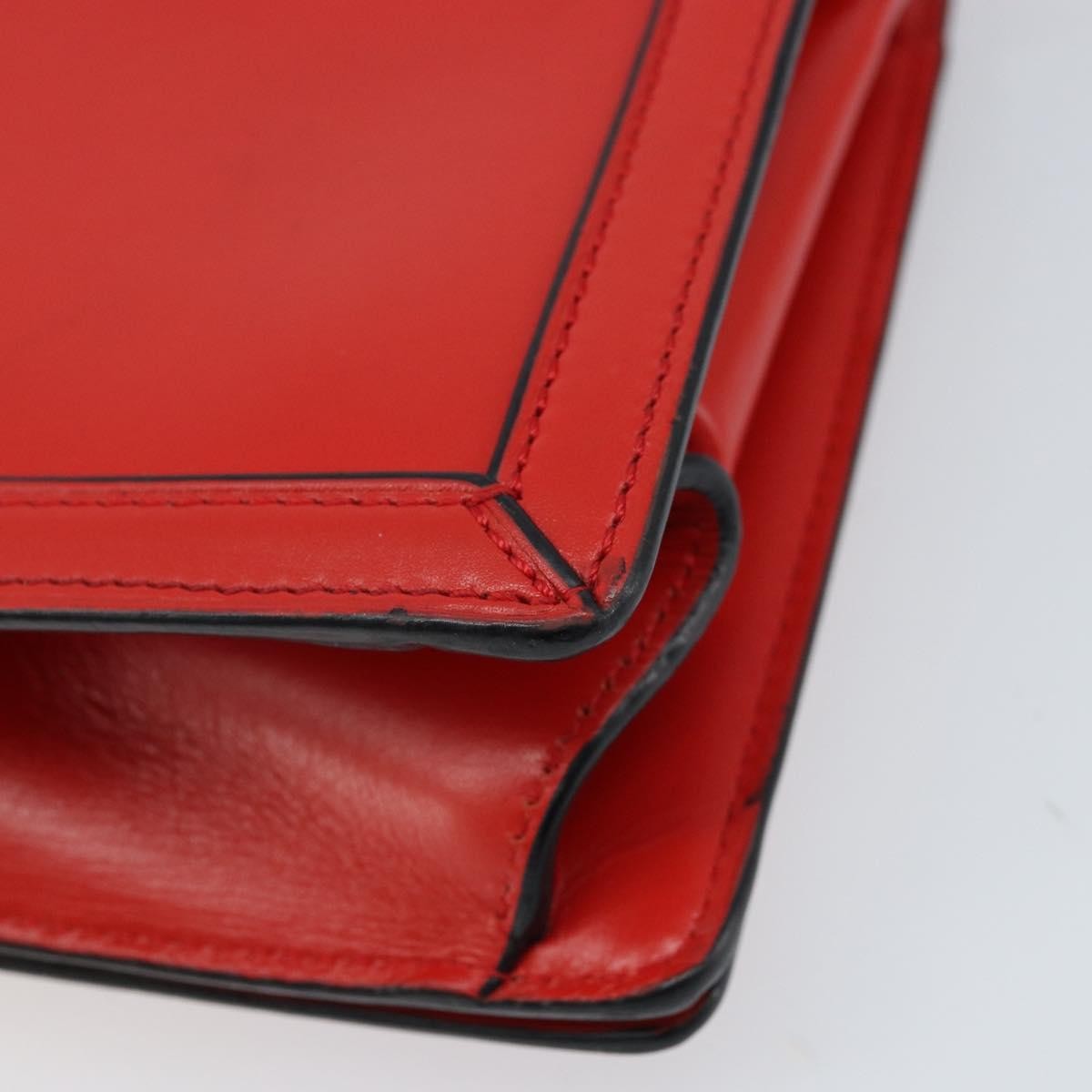 Loewe Barcelona Leather Red Leather Shoulder Bag Bag (Pre-Owned)