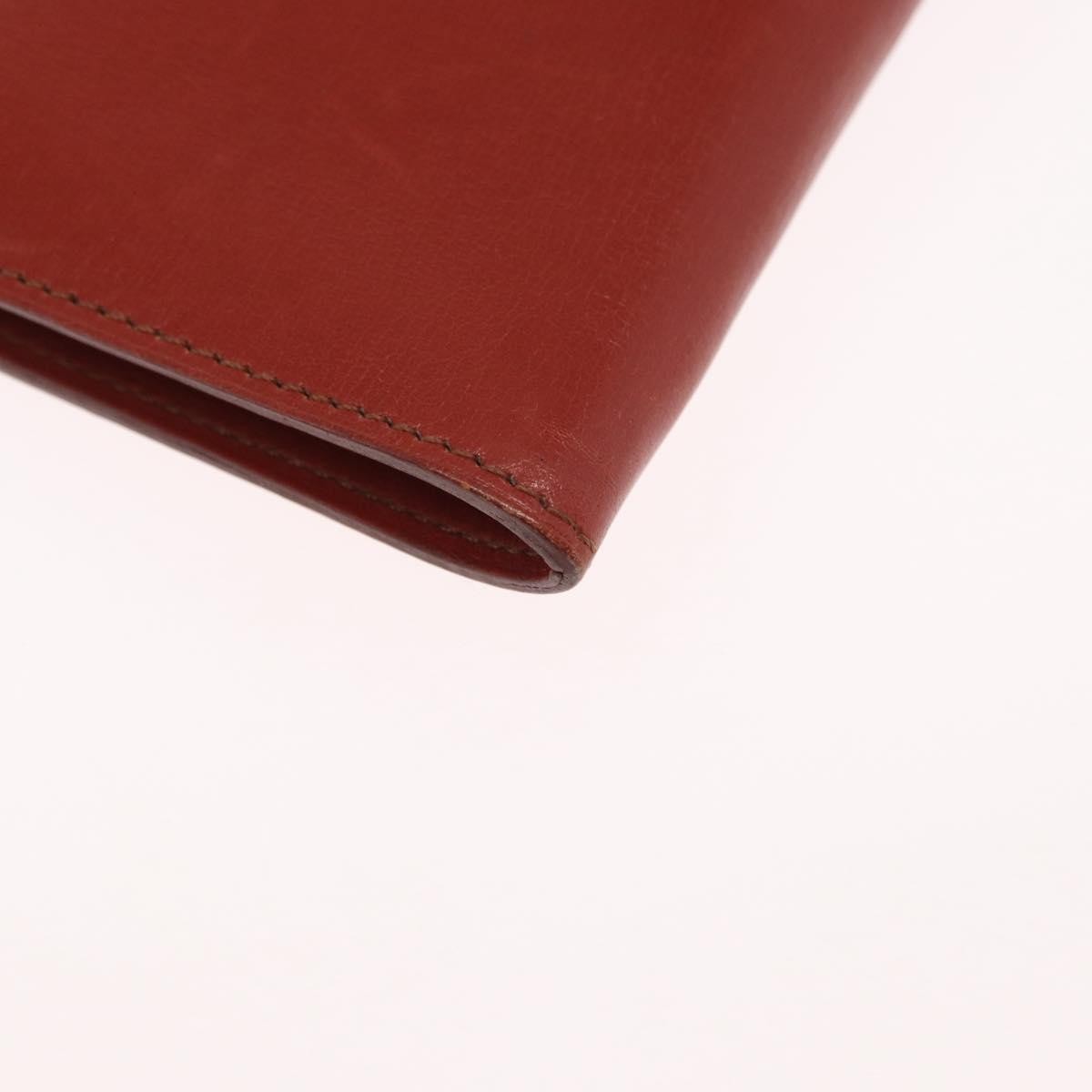 Hermes Onimaitou Leather Burgundy Leather Shoulder Bag Bag (Pre-Owned)